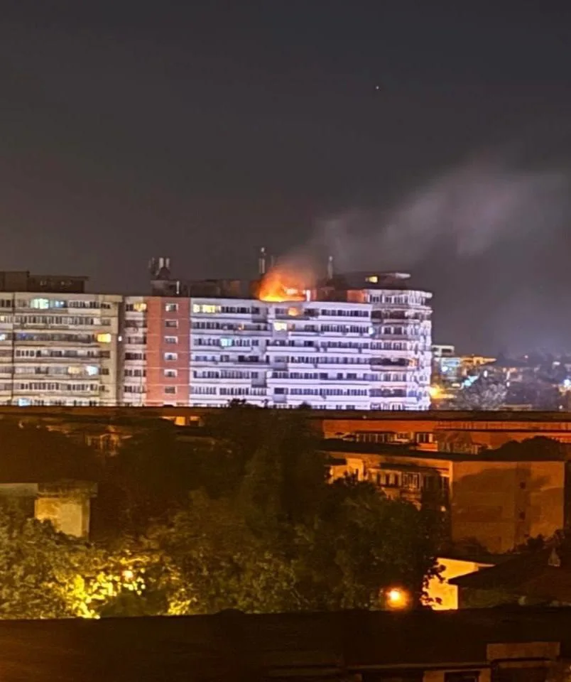 Russian Drone struck a building in Romania